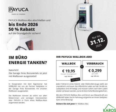 GARAGENPLÄTZE MIT E-LADESTATION!!!